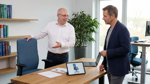 Gesundes Sitzen beginnt mit der richtigen Beratung - KI-generiertes Bild